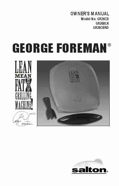 George Foreman Kitchen Grill GR26CBRD-page_pdf